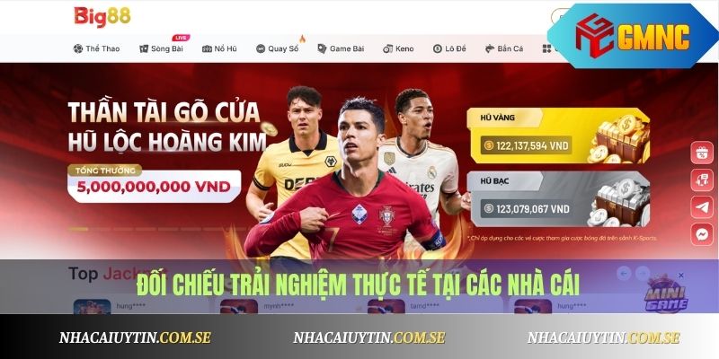 Top 12 Nhà Cái Uy Tín 4 Đối chiếu trải nghiệm thực tế tại các nhà cái