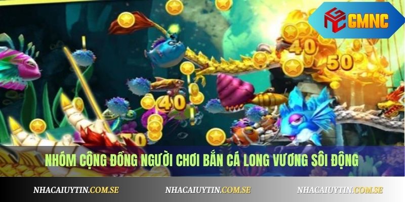 Bắn Cá Long Vương - Game Bắn Cá Đổi Thưởng Cực Hấp Dẫn 4 Nhóm cộng đồng người chơi Bắn Cá Long Vương sôi động