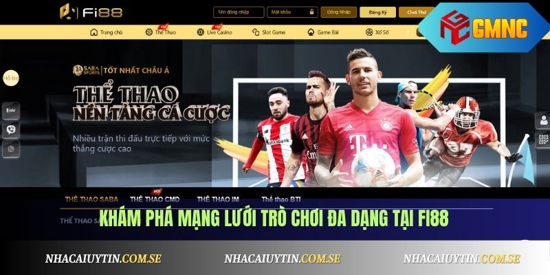 Fi88 - Nhà Cái Cá Cược Uy Tín, Nạp Rút Trong 3 Phút 2 Khám phá mạng lưới trò chơi đa dạng tại Fi88