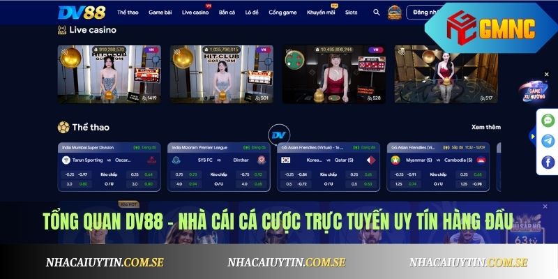 DV88 - Link Vào DV88 Không Bị Chặn, Cập Nhật Mới Nhất 2 Tổng quan DV88 - nhà cái cá cược trực tuyến uy tín hàng đầu