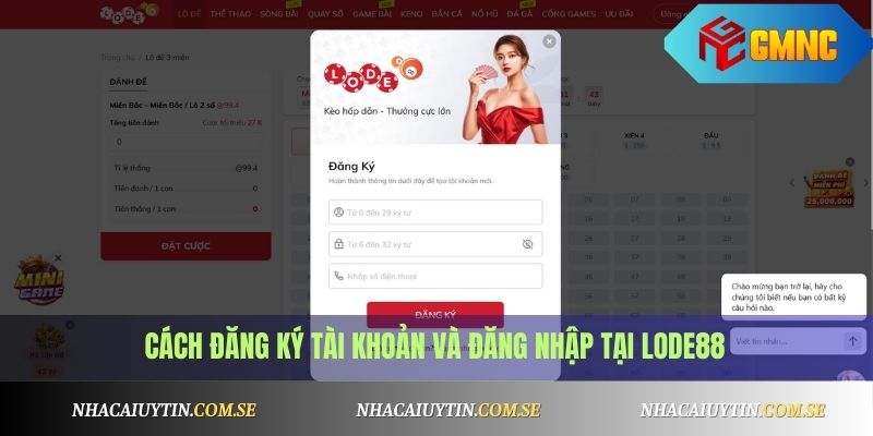 Lode88 - Trang Lô Đề Online, Dễ Trúng, Rút Tiền Nhanh 3 Cách đăng ký tài khoản và đăng nhập tại Lode88