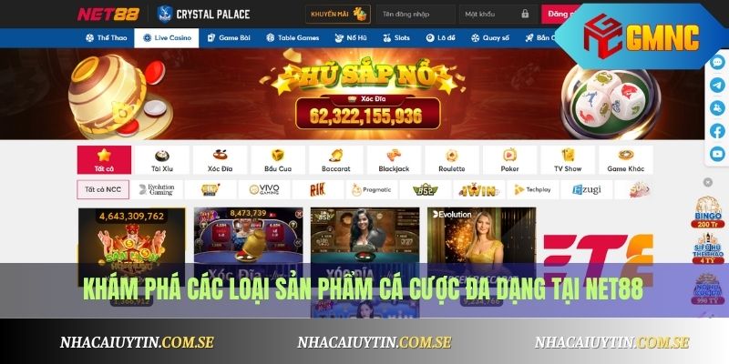 Net88 - Review Nhà Cái Net88, Có Uy Tín Không? 2 Sản phẩm cá cược cực kỳ đa dạng tại Net88