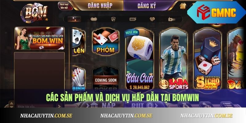 Bomwin - Nhà Cái Uy Tín, Hỗ Trợ Nạp Rút Siêu Tốc 3 Các sản phẩm và dịch vụ hấp dẫn tại Bomwin
