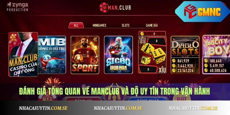 Manclub - Cổng Game Bài Đỉnh Cao, Bảo Mật Tuyệt Đối 2 Đánh giá tổng quan về Manclub và độ uy tín trong vận hành